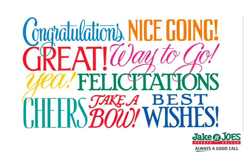 Congratulations 6